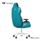 ARGENT E700 игровое кресло из натуральной кожи в цвете "Океанический Синий". Дизайн от студии F. A. Porsche