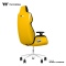 ARGENT E700 игровое кресло из натуральной кожи в цвете "Имперский Желтый". Дизайн от студии F. A. Porsche