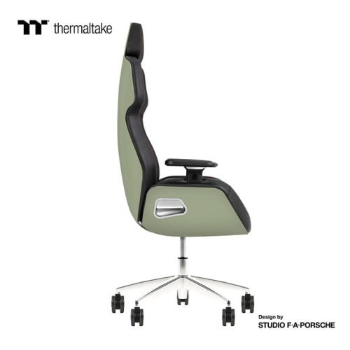 ARGENT E700 игровое кресло из натуральной кожи в цвете "Зелёный Матча". Дизайн от студии F. A. Porsche