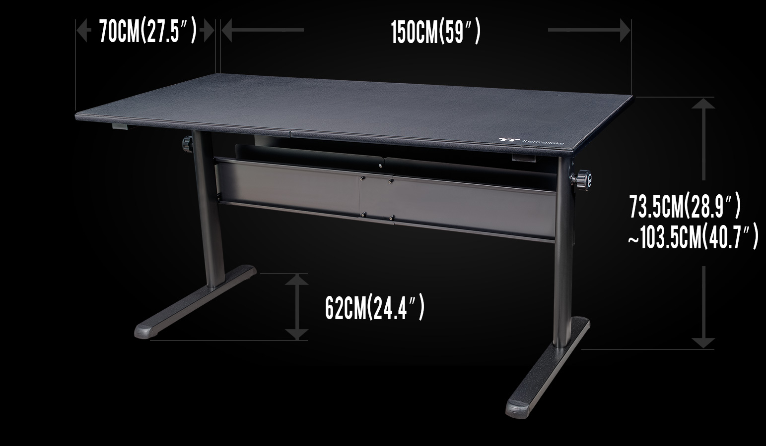 Thermaltake level 20 battlestation 2024 gaming desk stores